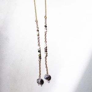 Gold Fill Black Lace Jasper Threader (Pride Series)